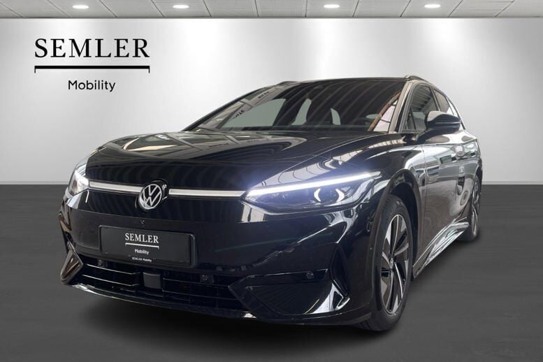 Sortmetal Brugt 2024 VW ID.7 Style Stationcar | 454.900 kr. - Billede 1/4