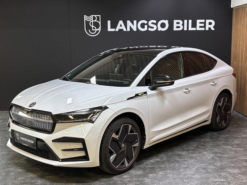 Hvidmetal Brugt 2022 Skoda Enyaq iV RS SUV | 359.500 kr. - Billede 1/4