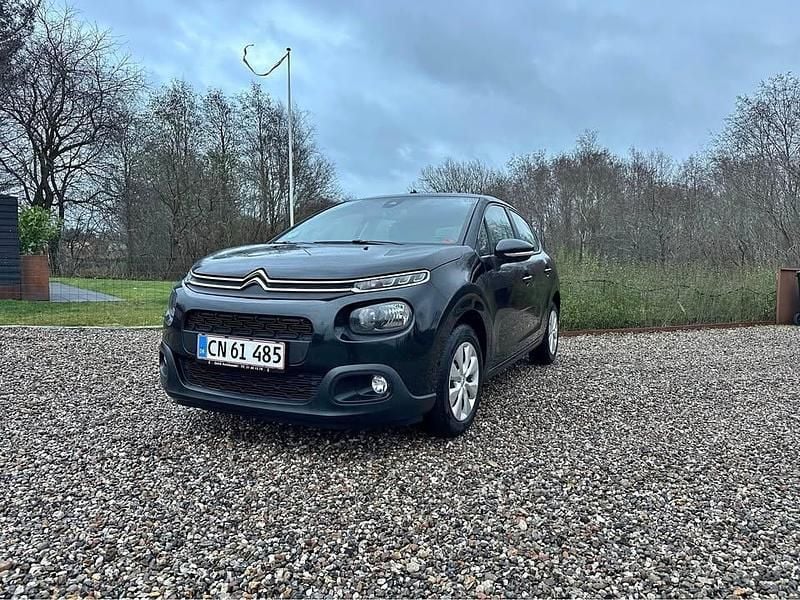 Sort Brugt 2018 Citroën C3 Hatchback | 59.900 kr. (Super pris) - Billede 1/4