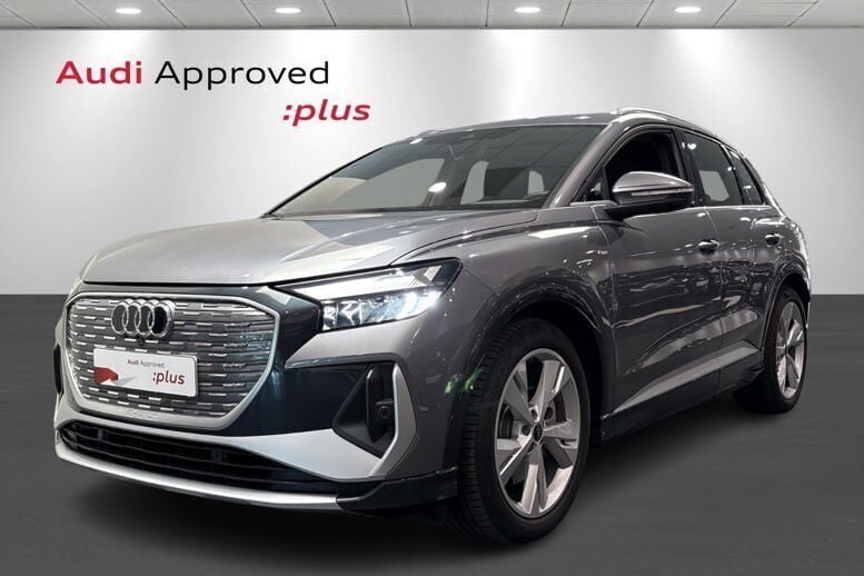 Gråmetal Brugt 2024 Audi Q4 e-tron Advanced SUV | 404.900 kr. (Lidt for dyr) - Billede 1/4
