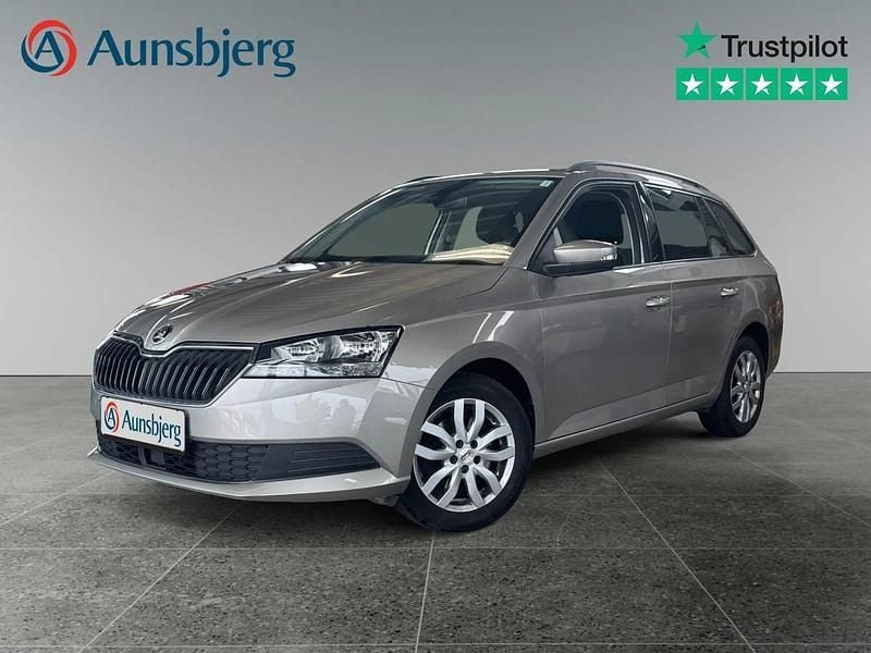 Champagne Brugt 2018 Skoda Fabia Ambition Stationcar | 114.500 kr. (Fair pris) - Billede 1/4