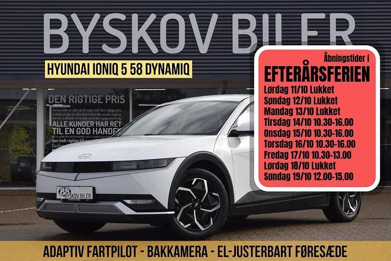 Hvid Brugt 2022 Hyundai Ioniq 6 Dynamiq Sedan | 207.995 kr. - Billede 1/4