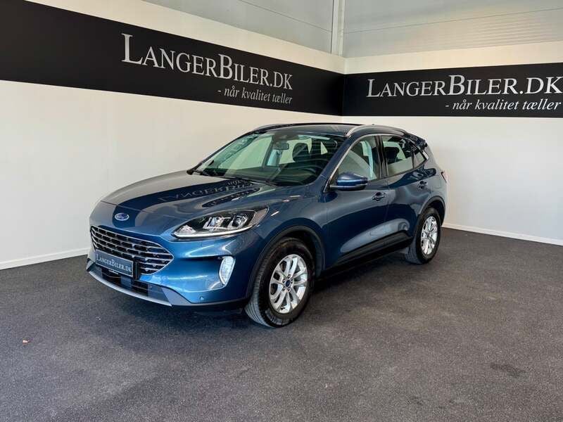 Blåmetal Brugt 2021 Ford Kuga Titanium SUV | 219.500 kr. (Lidt for dyr) - Billede 1/4