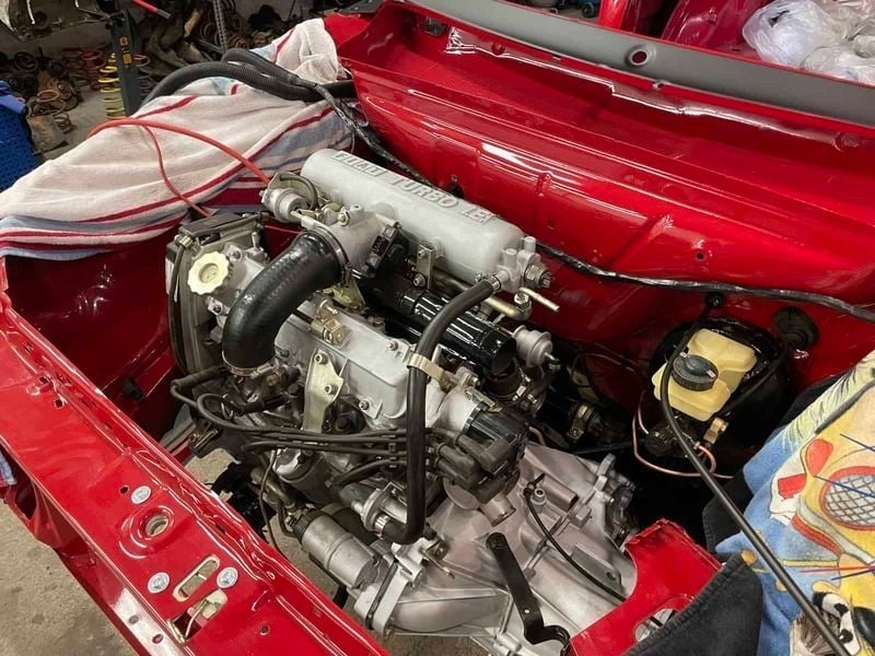 Brugt Fiat Uno 105 HK (77 kW) 1986 Rød Hatchback