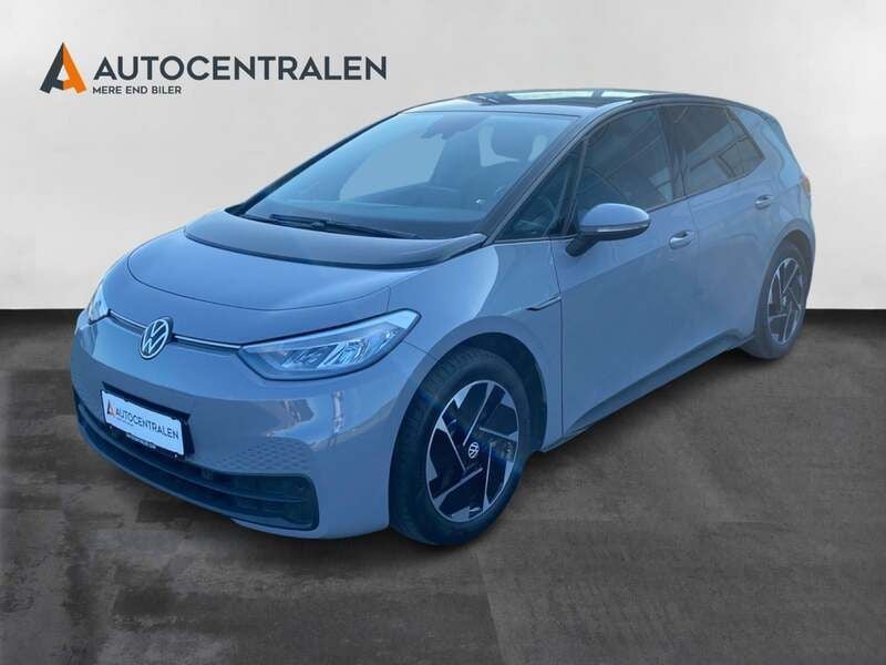 Grå Brugt 2023 VW ID.3 Pro Hatchback | 214.500 kr. (Fair pris) - Billede 1/4