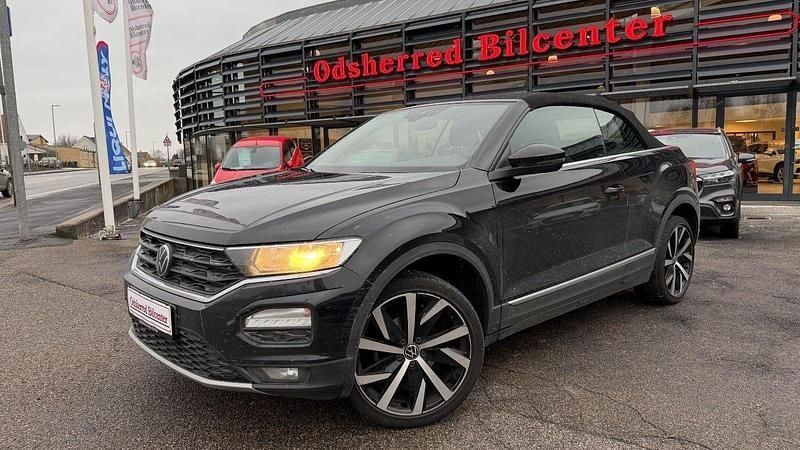 Sort Brugt 2021 VW T-Roc Cabriolet Style Cabriolet | 299.800 kr. - Billede 1/2