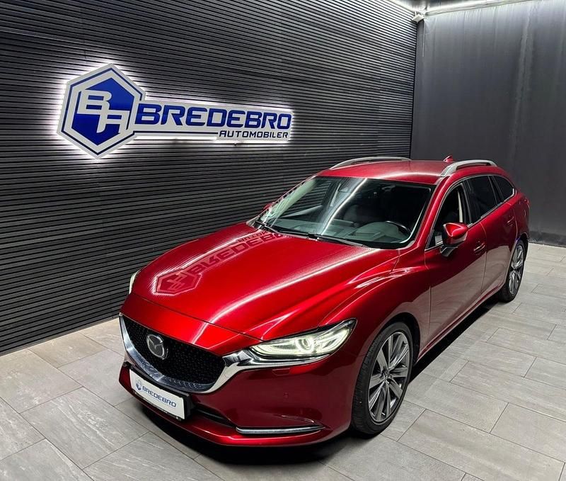 Brugt Mazda 6 Optimum 165 HK (121 kW) 2018 Rød Stationcar