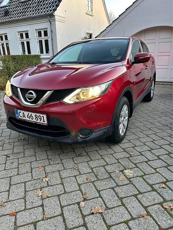 Rød Brugt 2014 Nissan Qashqai SUV | 72.000 kr. (Fair pris) - Billede 1/4