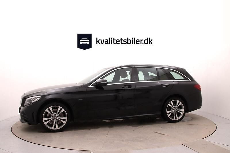 Brugt Mercedes C300e AMG line 306 HK (225 kW) 2020 Sort Stationcar