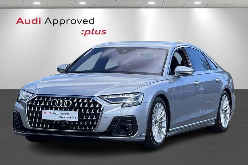 Sølvmetal Brugt 2022 Audi A8 Design Sedan | 8.349 kr. - Billede 1/4