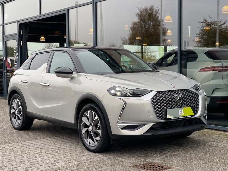 Sølvmetal Brugt 2020 DS Automobiles DS3 Crossback E-Tense Grand Chic SUV | 139.700 kr. (Fair pris) - Billede 1/3