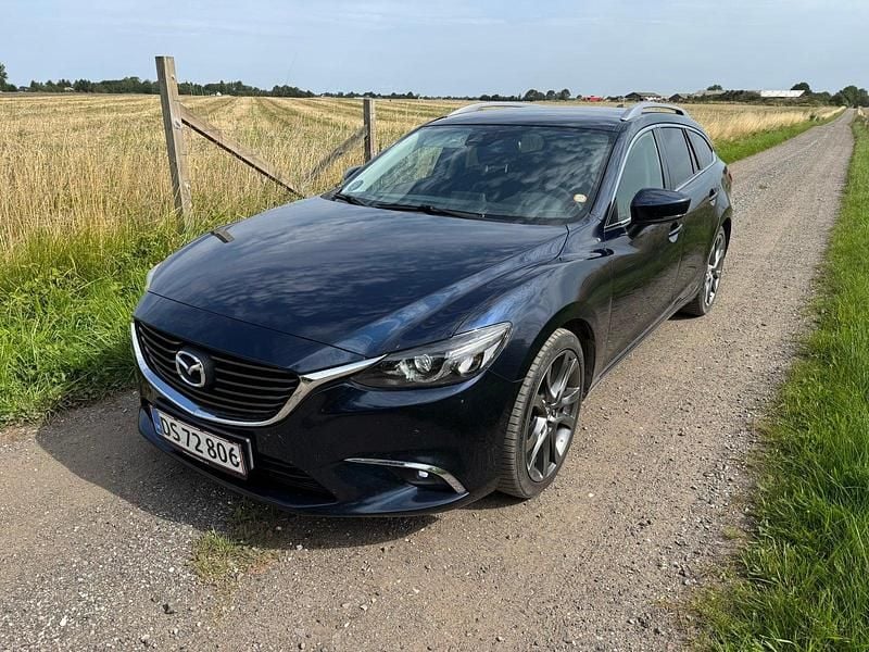 Mørkblåmetal Brugt 2017 Mazda 6 Vision Stationcar | 139.900 kr. (Fair pris) - Billede 1/4