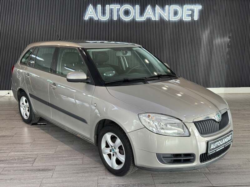 Beige Brugt 2008 Skoda Fabia Ambiente Stationcar | 24.800 kr. (Fair pris) - Billede 1/4