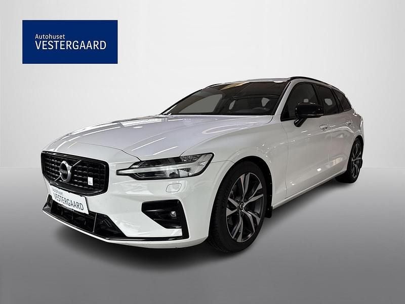 Hvid Brugt 2020 Volvo V60 R-Design Stationcar | 314.900 kr. (Dyr) - Billede 1/4