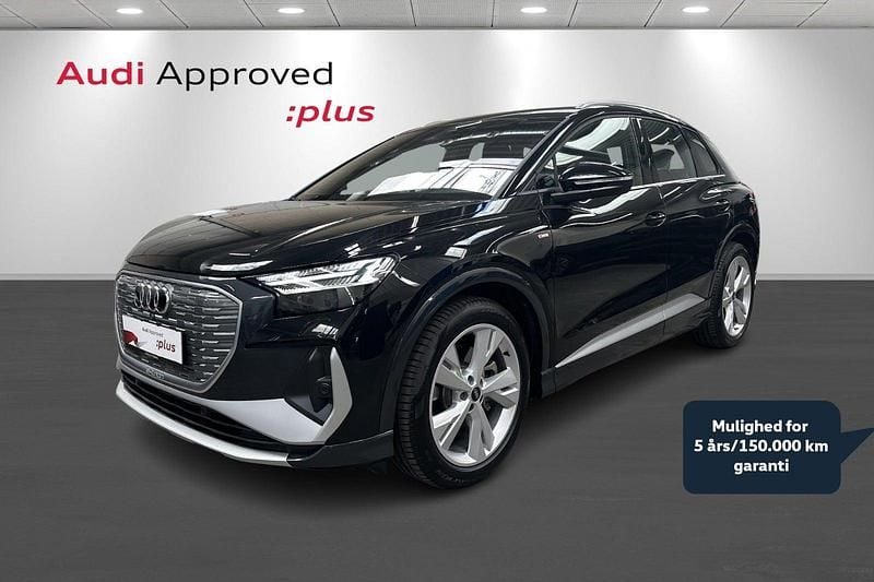 Sortmetal Brugt 2024 Audi Q4 e-tron Advanced SUV | 389.900 kr. (Lidt for dyr) - Billede 1/4