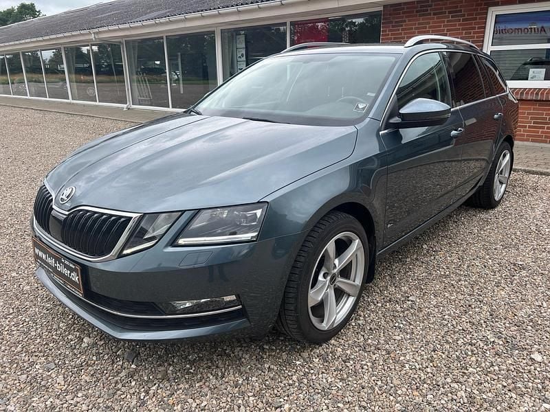 Quartz grey metal Brugt 2019 Skoda Octavia Business Line Stationcar | 184.900 kr. (Fair pris) - Billede 1/4