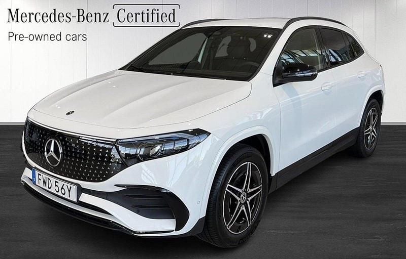 Hvid Brugt 2024 Mercedes EQA250+ AMG SUV | 339.900 kr. (God pris) - Billede 1/4