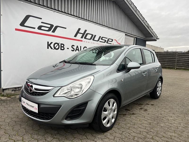 Sølvmetal Brugt 2013 Opel Corsa Enjoy | 44.900 kr. (Fair pris) - Billede 1/4