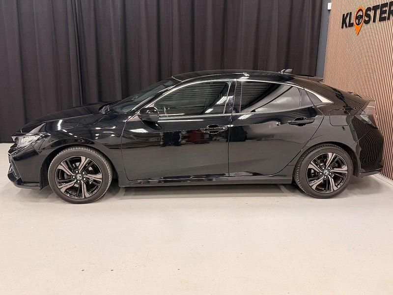 Brugt Honda Civic Elegance 129 HK (94 kW) 2017 Sortmetal Hatchback