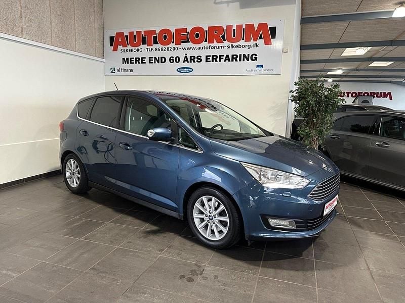 Blåmetal Brugt 2019 Ford C-MAX Titanium MPV | 169.900 kr. (Lidt for dyr) - Billede 1/4