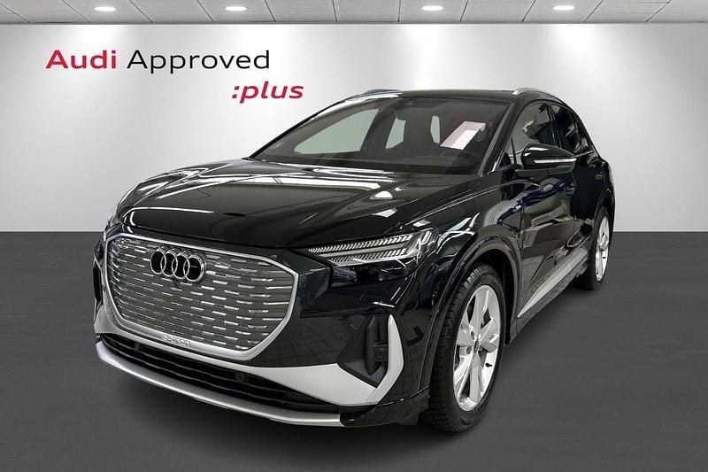 Sortmetal Brugt 2025 Audi Q4 e-tron S-Line SUV | 454.900 kr. (Dyr) - Billede 1/4