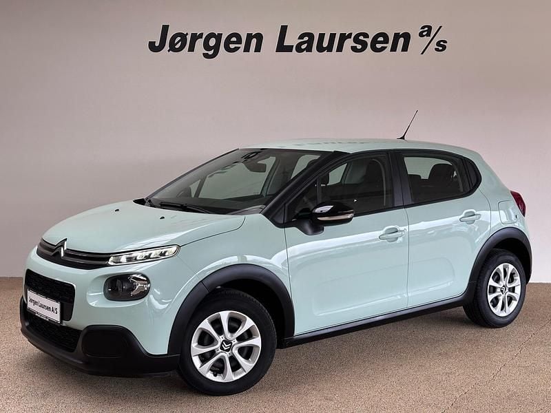 Grøn almond Brugt 2020 Citroën C3 PureTech Hatchback | 79.800 kr. (God pris) - Billede 1/4