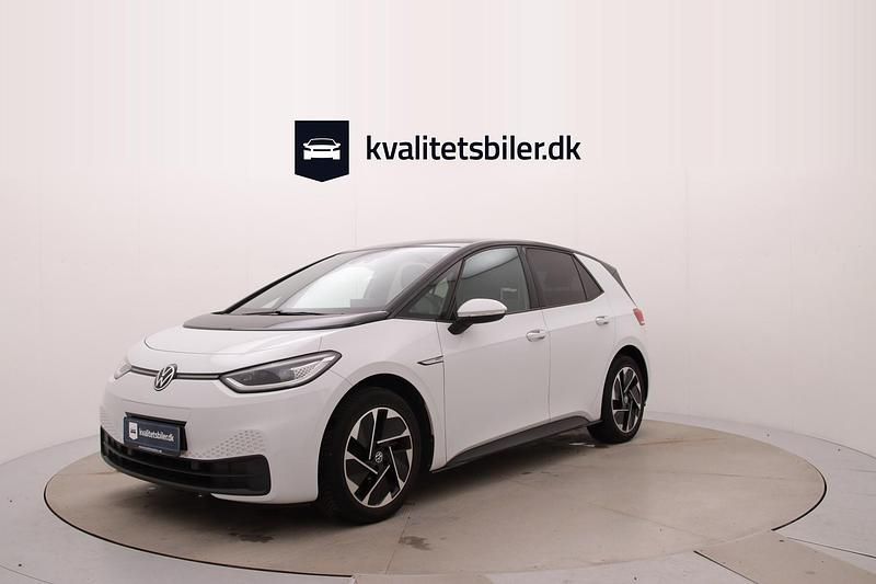 Hvidmetal Brugt 2021 VW ID.3 Pro Performance Hatchback | 149.900 kr. (God pris) - Billede 1/4