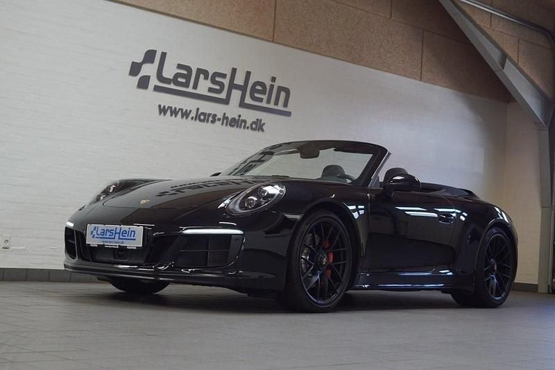 Sortmetal Brugt 2017 Porsche 911 Carrera 4 GTS Cabriolet | 799.800 kr. - Billede 1/4
