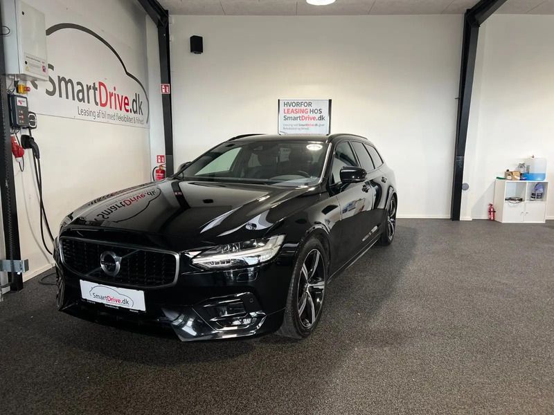 Sort Brugt 2020 Volvo V90 R-Design Stationcar | 374.900 kr. (Lidt for dyr) - Billede 1/4