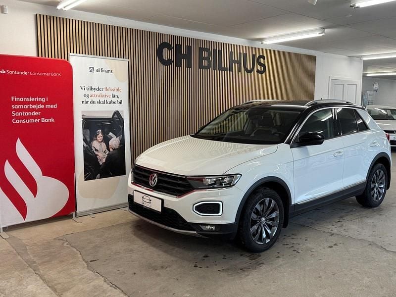 Hvid Brugt 2018 VW T-Roc Sport SUV | 199.500 kr. (Fair pris) - Billede 1/4