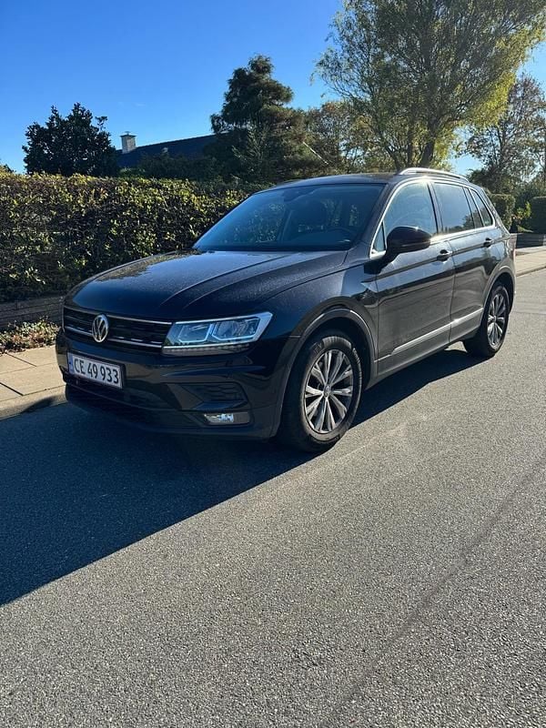 Sort Brugt 2018 VW Tiguan Comfortline SUV | 219.900 kr. (God pris) - Billede 1/4
