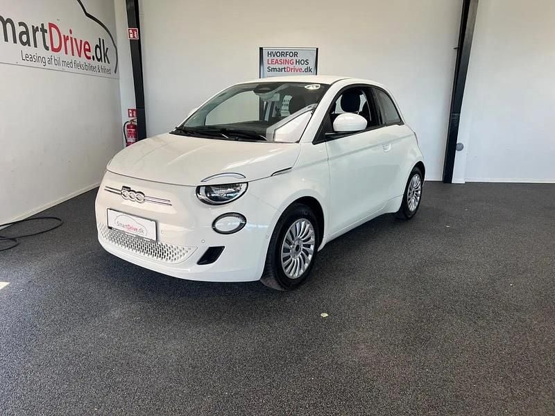 Hvidmetal Brugt 2023 Fiat 500e Icon Hatchback | 122.990 kr. (Fair pris) - Billede 1/4