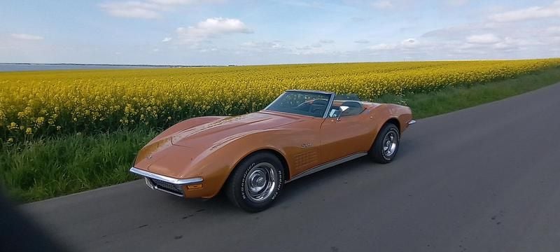 Orange Brugt 1972 Chevrolet Corvette C3 Cabriolet | 255.000 kr. - Billede 1/4