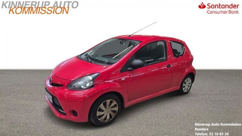 Rød Brugt 2012 Toyota Aygo T1 Hatchback | 18.700 kr. - Billede 1/4