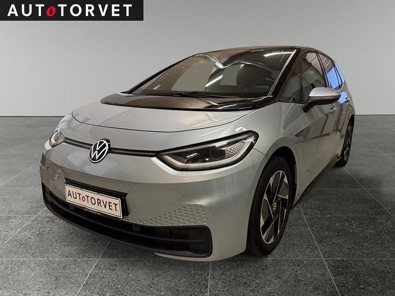 Sølvmetal Brugt 2021 VW ID.3 Pro Performance Hatchback | 129.700 kr. (God pris) - Billede 1/4