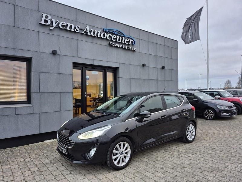 Sort Brugt 2020 Ford Fiesta Titanium Hatchback | 94.900 kr. (Fair pris) - Billede 1/4