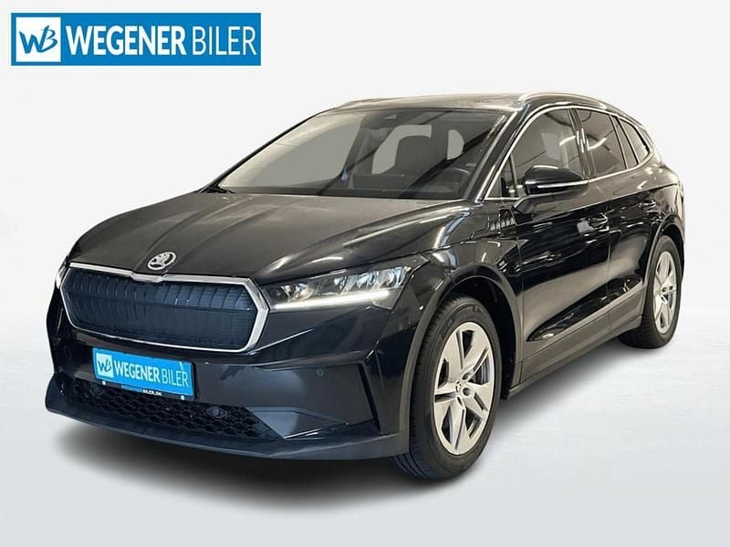 Sort Brugt 2021 Skoda Enyaq iV Loft SUV | 224.400 kr. (God pris) - Billede 1/4