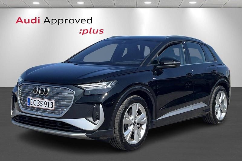Sortmetal Brugt 2024 Audi Q4 e-tron Advanced SUV | 449.900 kr. - Billede 1/4