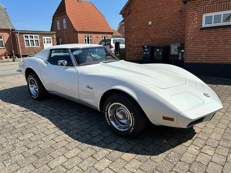 Brugt Chevrolet Corvette Stingray 350 HK (257 kW) 1973 Hvid