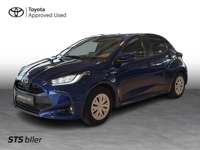 Cobalt blue Brugt 2021 Toyota Yaris Hybrid H3 Smart Hatchback | 189.900 kr. (Fair pris) - Billede 1/3