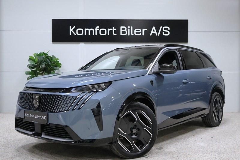 Blåmetal Brugt 2024 Peugeot e-5008 GT SUV | 324.800 kr. - Billede 1/4