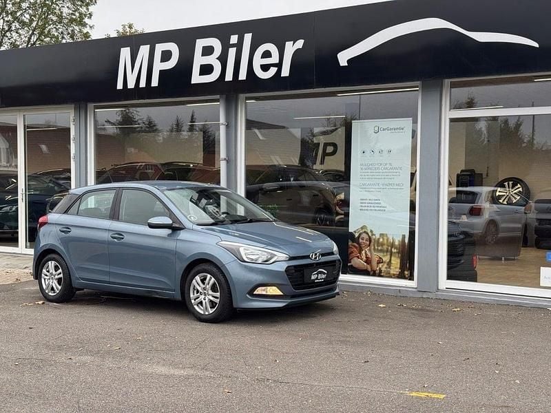 Blå Brugt 2018 Hyundai i20 Passion Hatchback | 59.900 kr. (Fair pris) - Billede 1/4