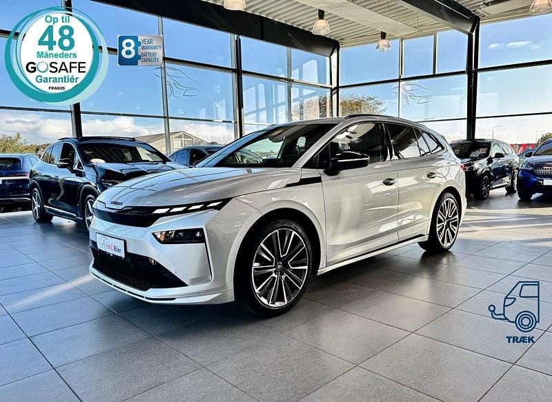 Sølvmetal Ny 2026 Skoda Enyaq iV SportLine SUV | 414.900 kr. (God pris) - Billede 1/4