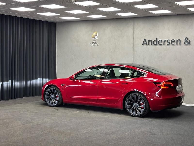 Brugt Tesla Model 3 Performance 392 kW (534 HK) 2022 Roedmetal Sedan