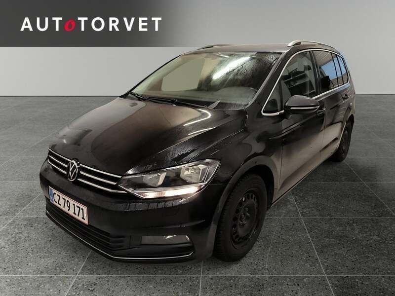 Sort Brugt 2020 VW Touran Highline MPV | 224.700 kr. (God pris) - Billede 1/4