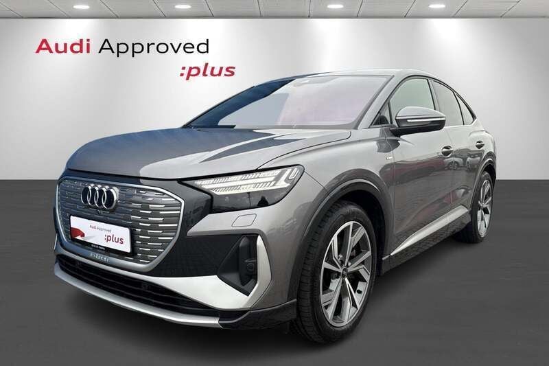 Mørkgrå Brugt 2022 Audi Q4 Sportback e-tron Advanced SUV | 329.900 kr. (Fair pris) - Billede 1/4
