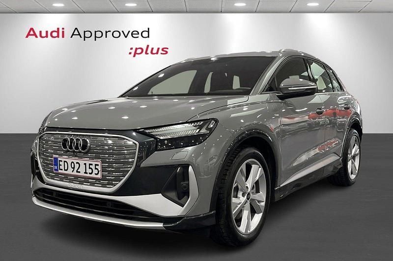 Grå Brugt 2025 Audi Q4 e-tron SUV | 409.900 kr. (Dyr) - Billede 1/4