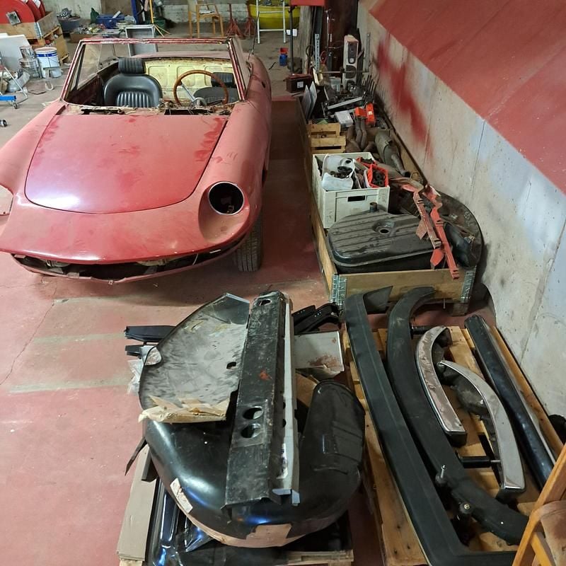 Rød Brugt 1972 Alfa Romeo Spider Cabriolet | 30.000 kr. - Billede 1/4