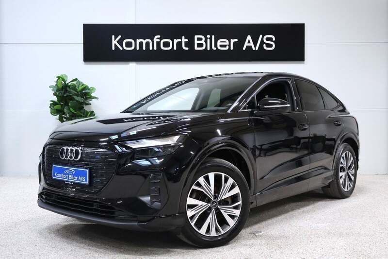 Sort Brugt 2022 Audi Q4 Sportback e-tron SUV | 234.900 kr. (God pris) - Billede 1/4
