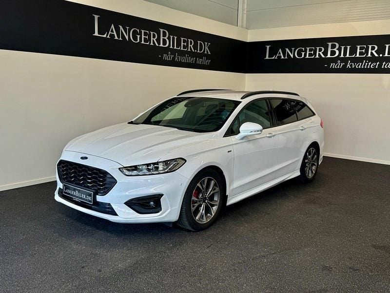 Hvid Brugt 2020 Ford Mondeo ST-Line Stationcar | 239.500 kr. (Dyr) - Billede 1/4